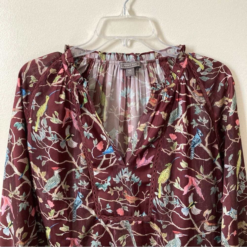 J.Crew Point Sur Popover in Menagerie Print XS - Picture 3 of 9
